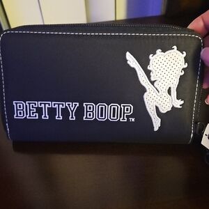 Betty Boop Black Wallet